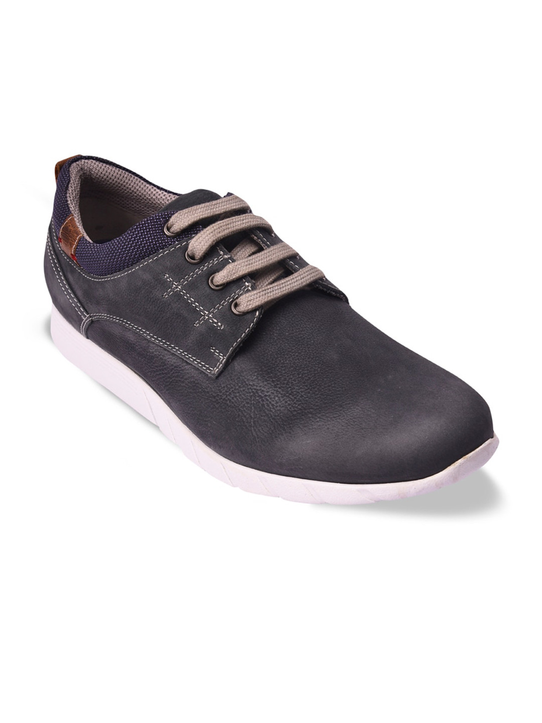Buy Pavers England Men Navy Blue Nubuck Derbys Casual Shoes for Men