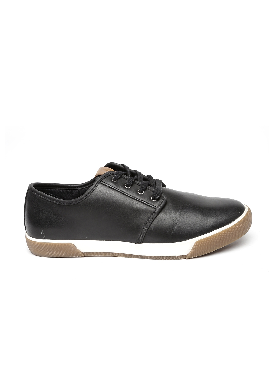Buy ALDO Men Black Solid Regular Leather Sneakers - Casual Shoes for ...