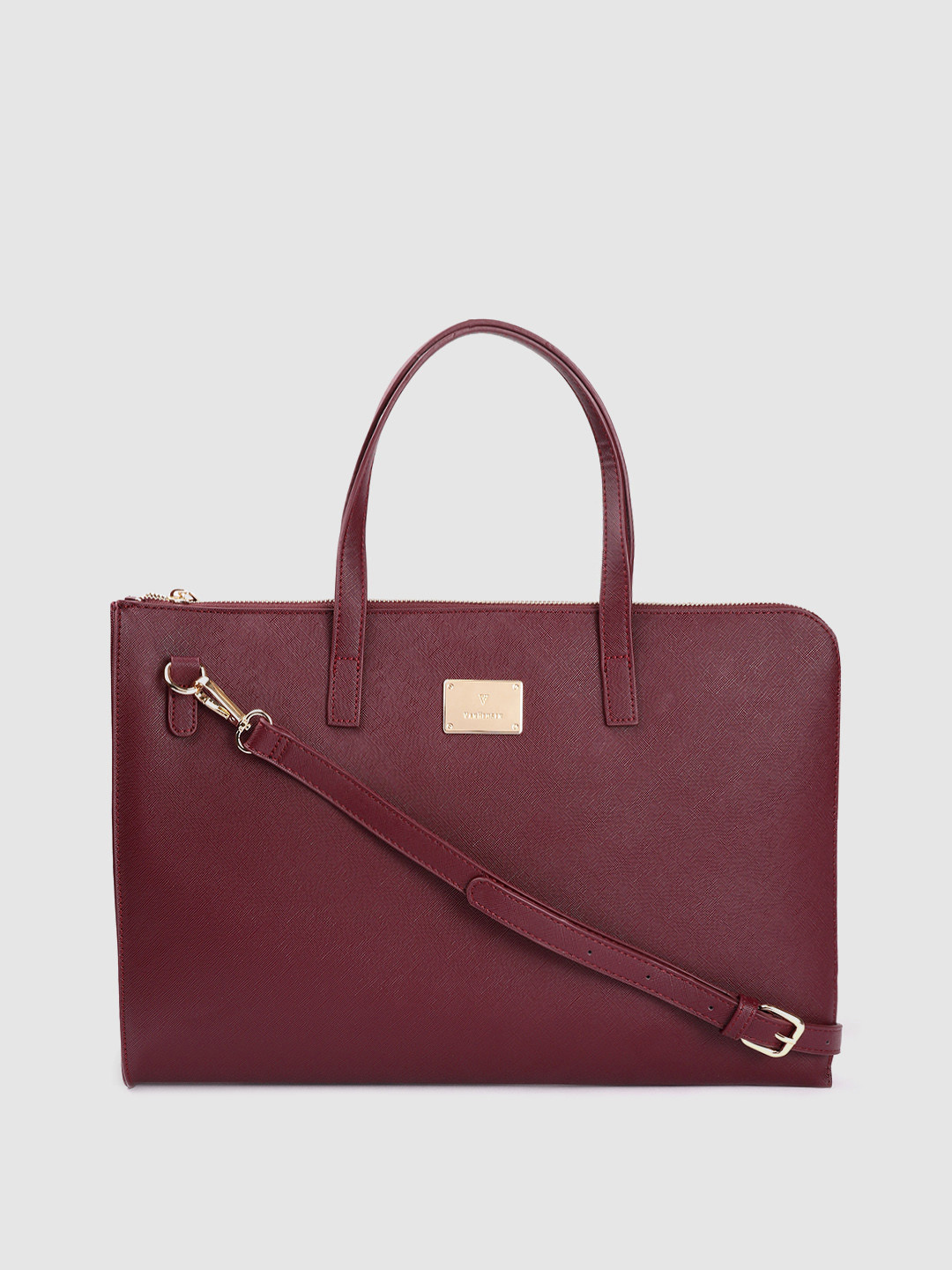 Buy Van Heusen Women Burgundy 14 Inch Laptop Bag Laptop Bag for Women