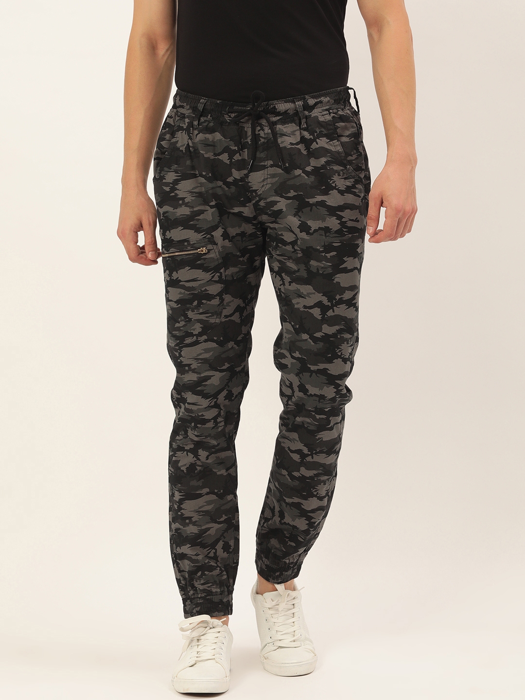 ivoc olive solid joggers