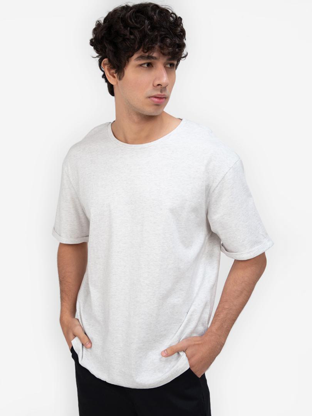 Buy ZALORA BASICS Men Grey T Shirt - Tshirts for Men 16795282 | Myntra