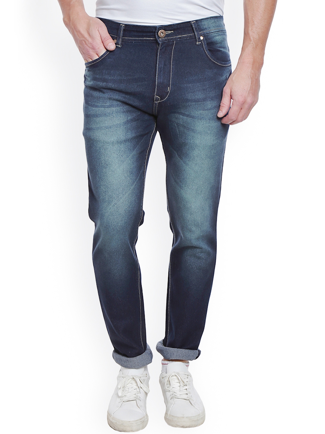 Buy High Star Men Blue Slim Fit Stretchable Jeans - Jeans for Men ...