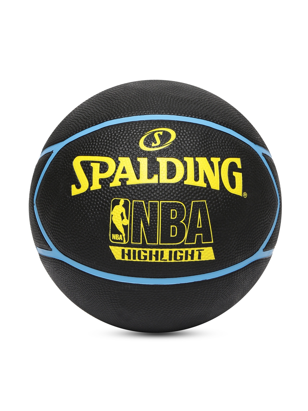 Buy Spalding Men Black Highlight Printed Basketball - Basketballs for