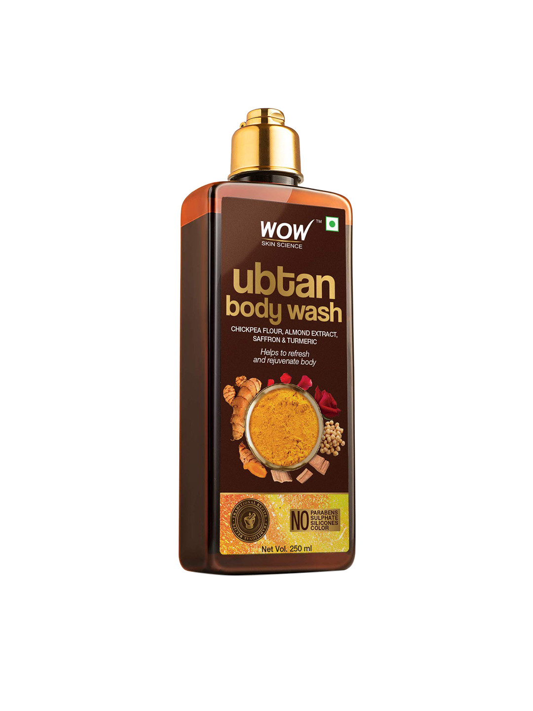 Buy WOW SKIN SCIENCE Refreshing & Rejuvenating Ubtan Body Wash 250 Ml