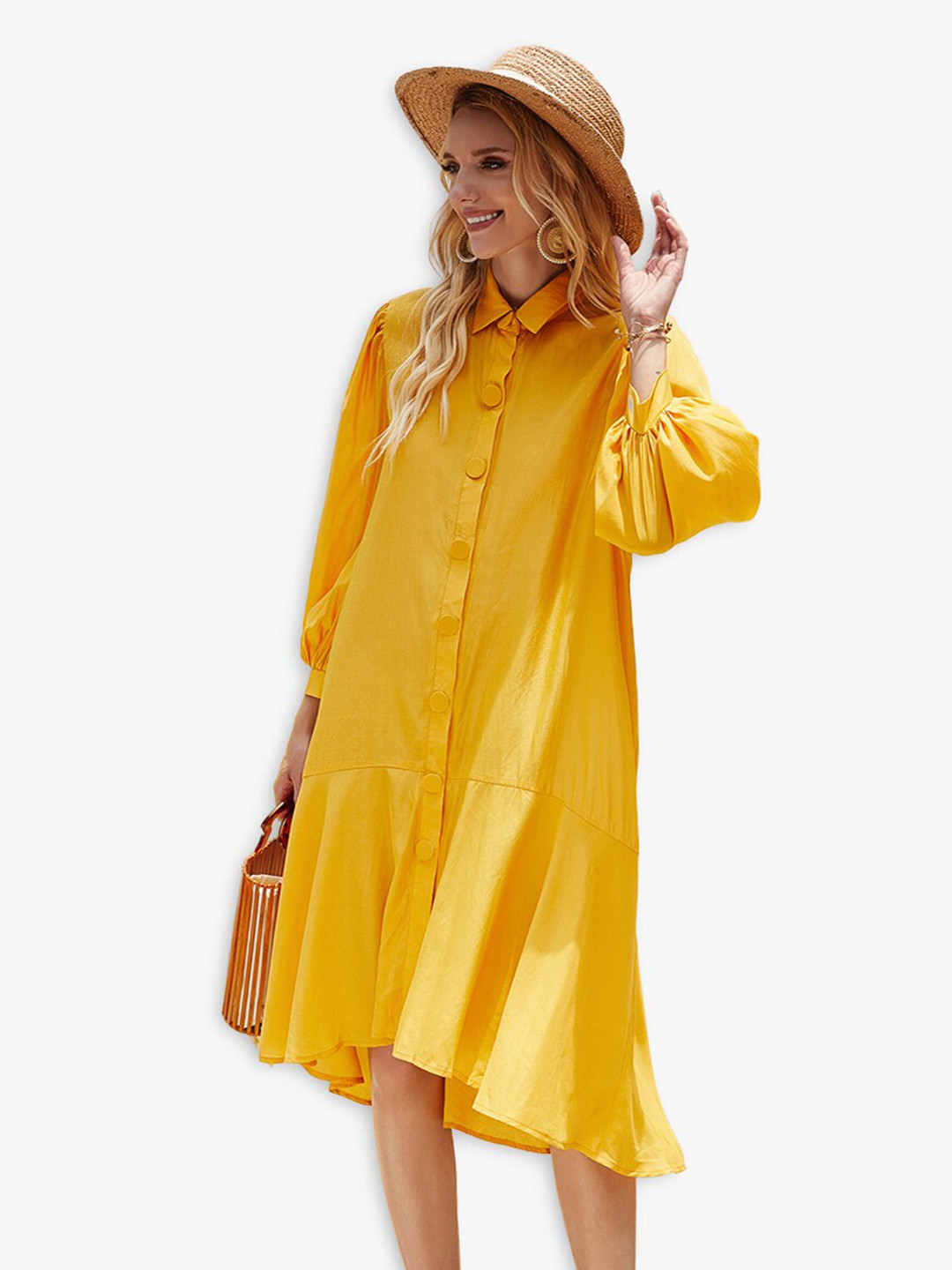 Buy JC Collection Yellow Shirt Dress Dresses for Women 16813670 Myntra