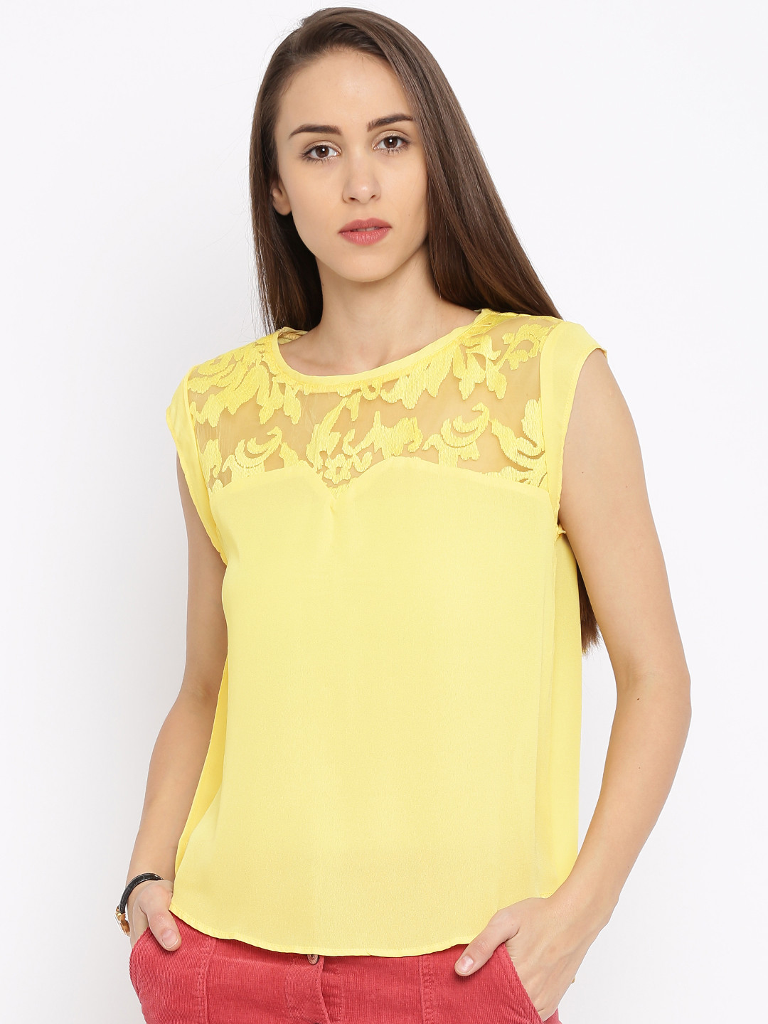 Buy Jealous 21 Women Yellow Top Tops for Women 1681822 Myntra