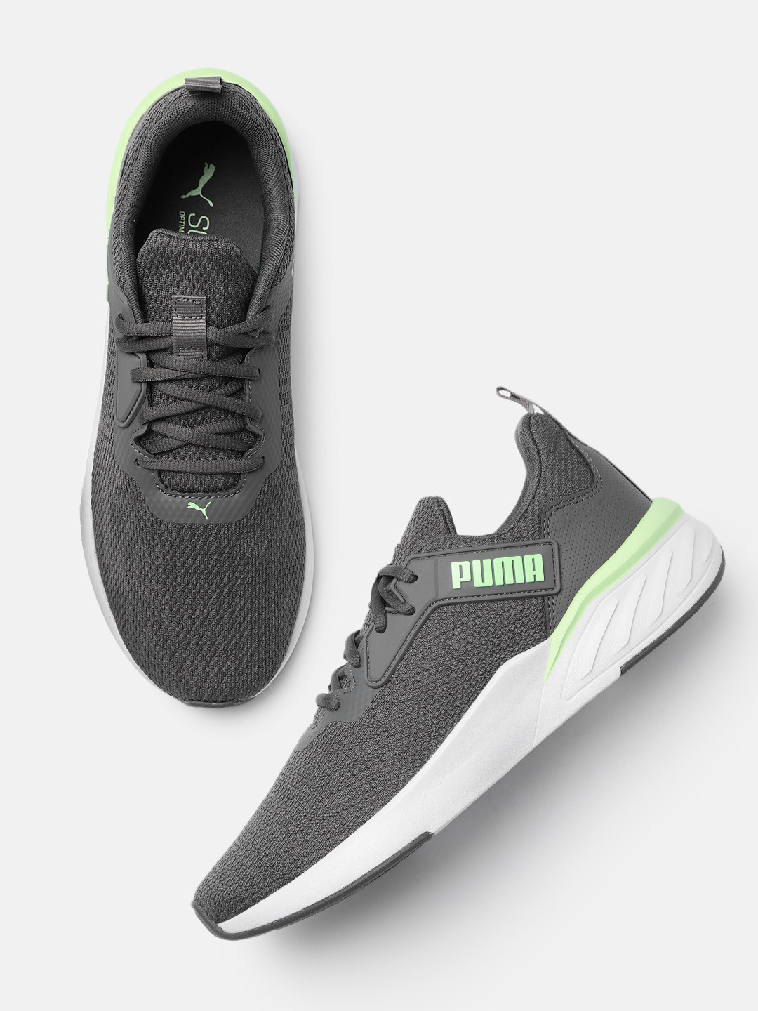Buy Puma Men Grey Solid Erupter Running Shoes Sports Shoes for Men