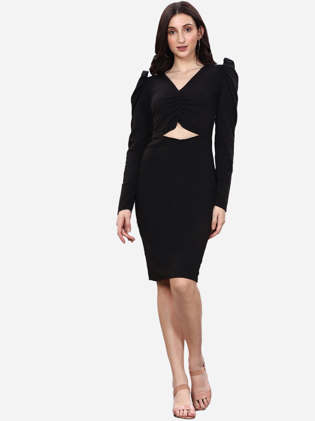 Buy Selvia Black Lycra Bodycon Dress - Dresses for Women 16825994 | Myntra