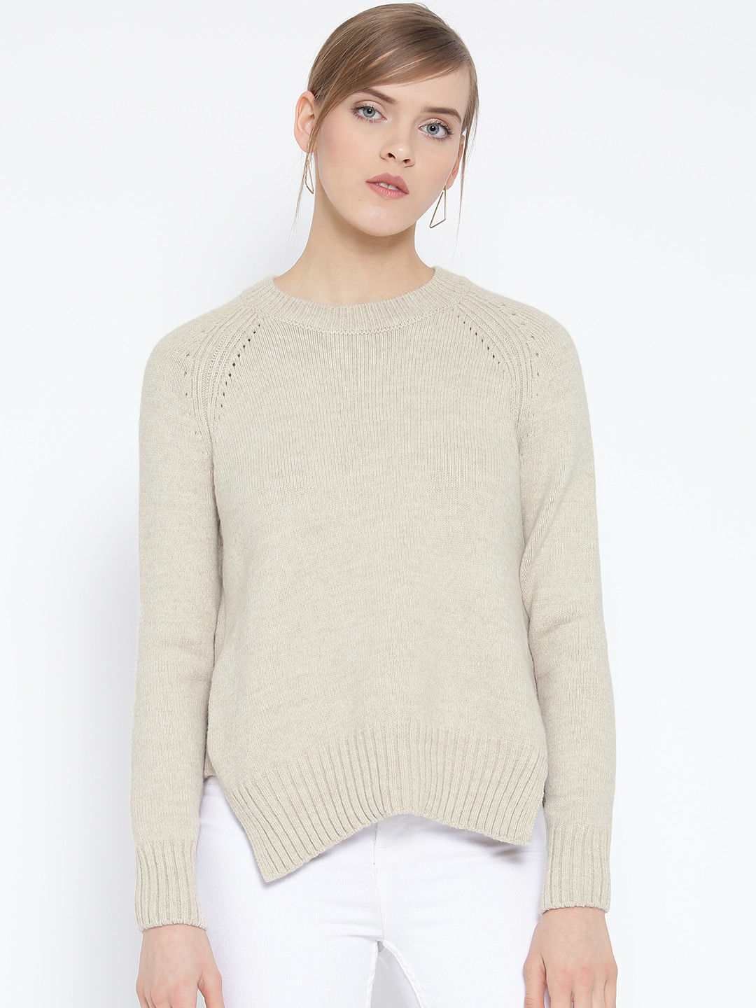 beige sweater turtleneck