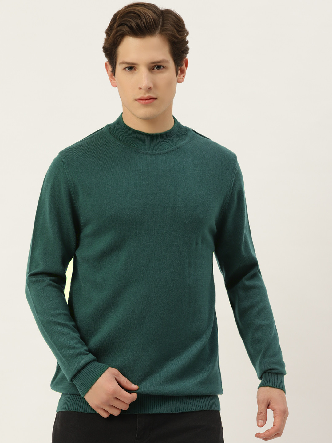Buy RVK Men Green Pullover Sweaters for Men 16827872 Myntra