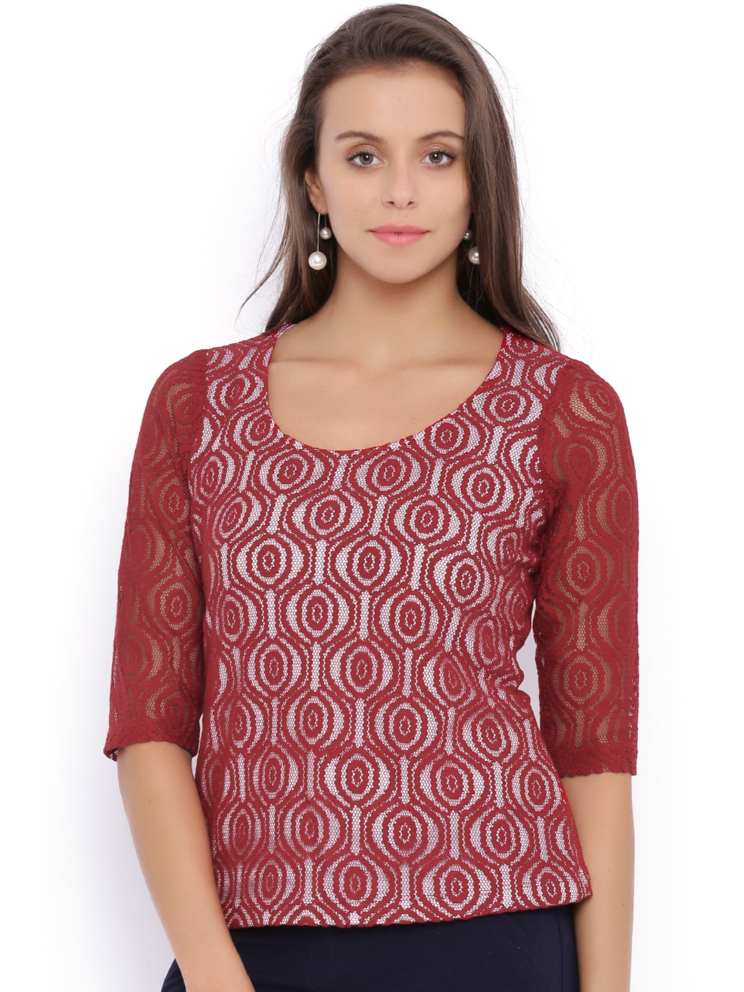 myntra ladies formal tops