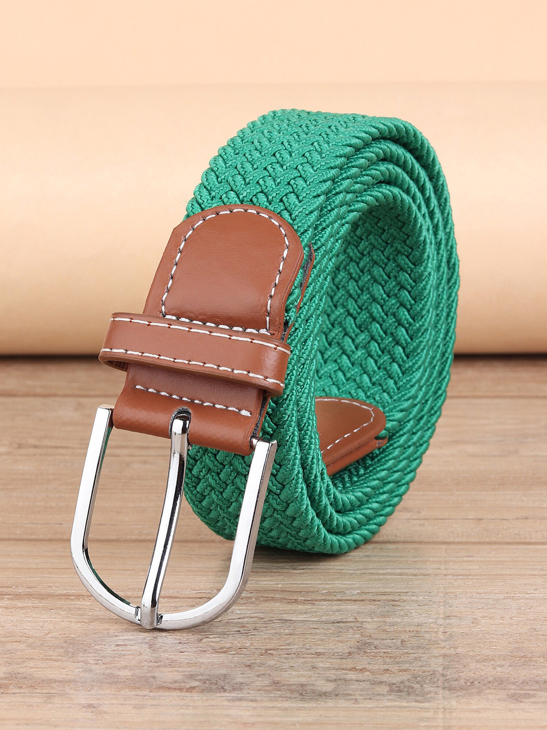 Buy ZORO Men Green Canvas Belt Belts for Men 16838940 Myntra