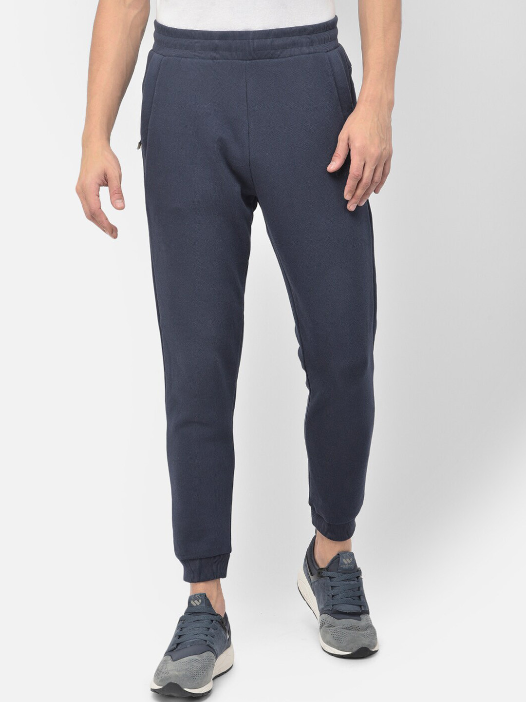 Buy Woodland Men Navy Blue Solid Joggers Track Pants for Men 16843530