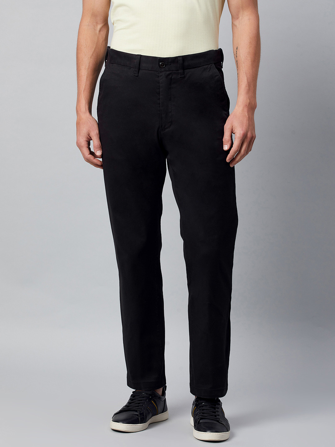 Buy Marks & Spencer Men Black Trousers Trousers for Men 16847150 Myntra