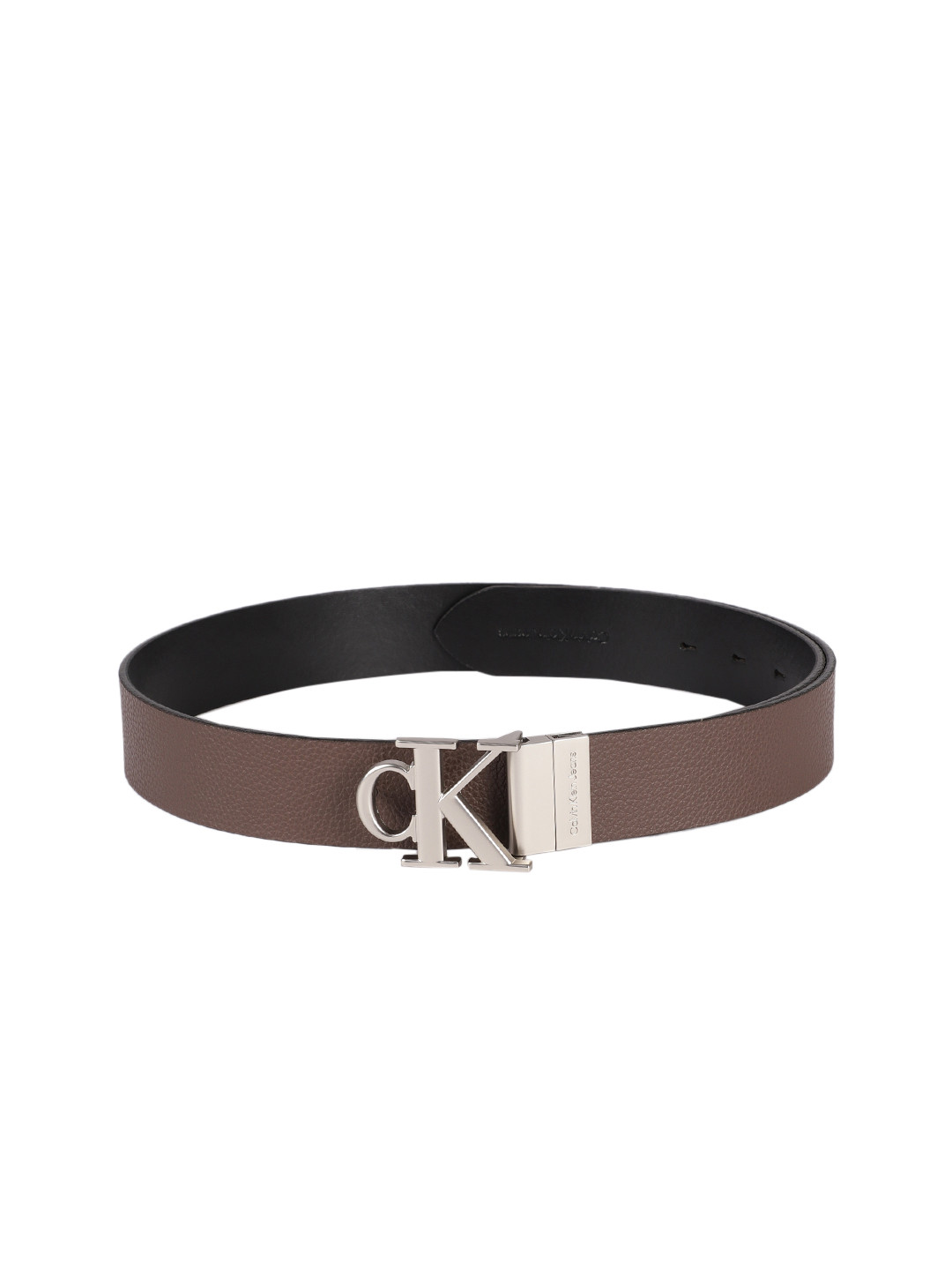 Buy Calvin Klein Men Brown Leather Belt Belts for Men 16850412 Myntra