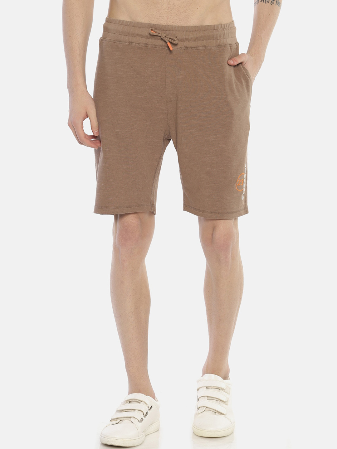 Buy Steenbok Men Brown Pure Cotton Shorts Shorts for Men 16861194
