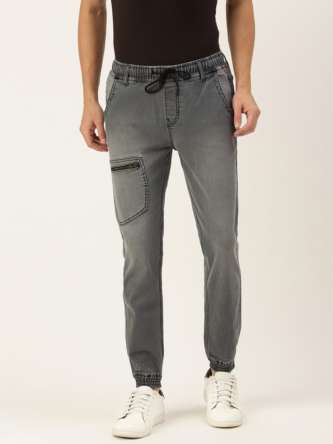 ivoc olive solid joggers
