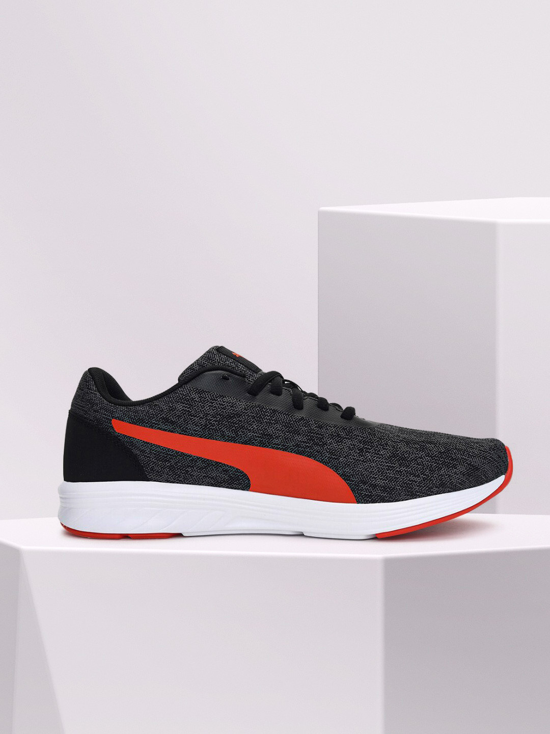 Buy Puma Men Black Textile Running Shoes Sports Shoes for Men
