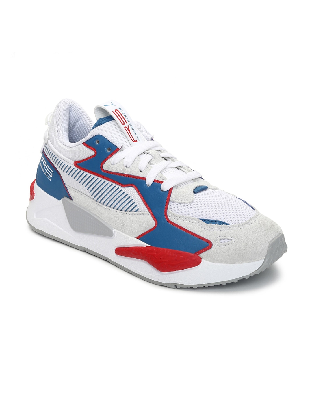 Buy Puma Men White & Blue Colourblocked RS Z Outline Sneakers - Casual ...