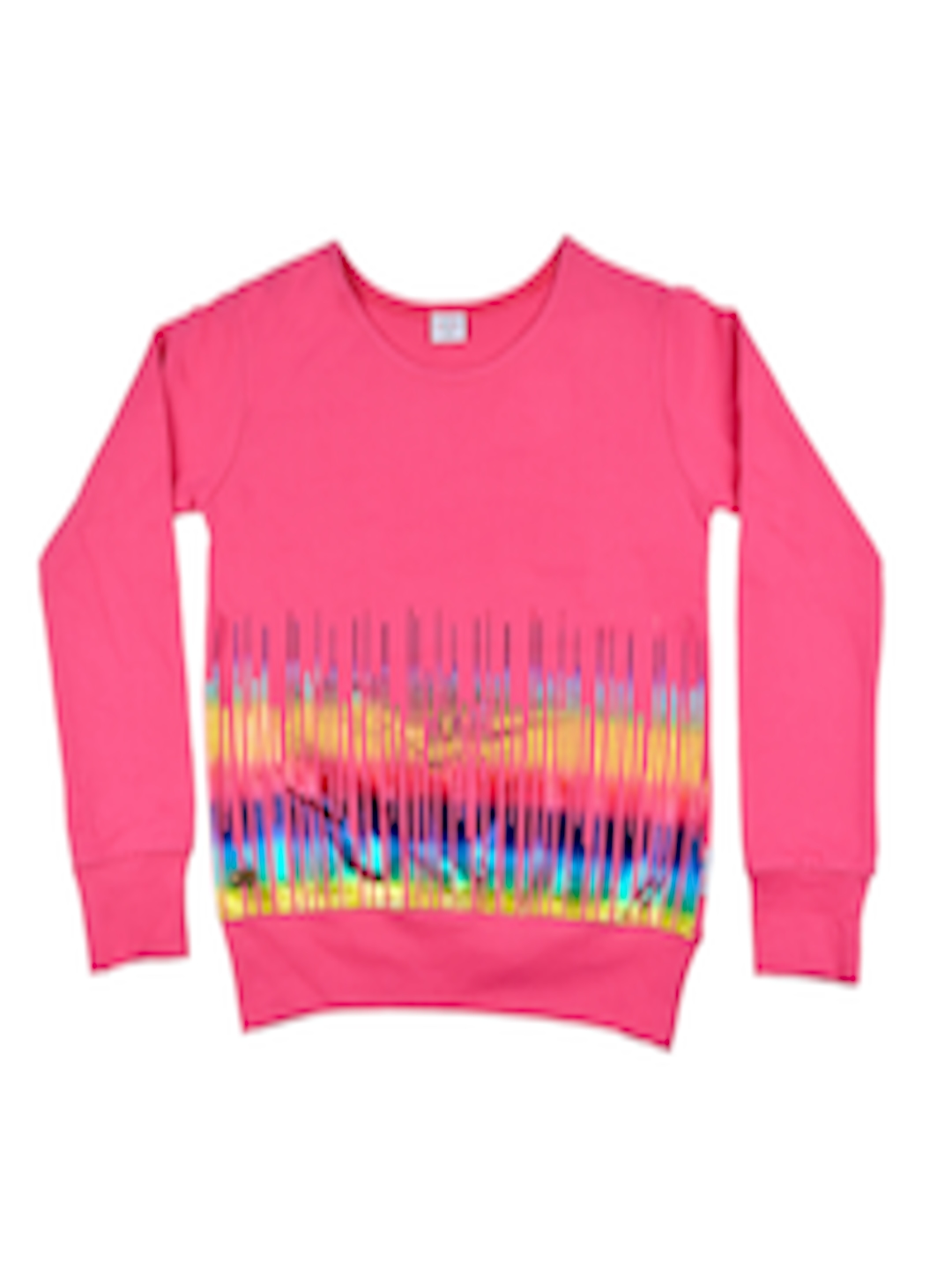 Buy GKIDZ Girls Pink Printed Sweatshirt - Sweatshirts for Girls 1686517 ...