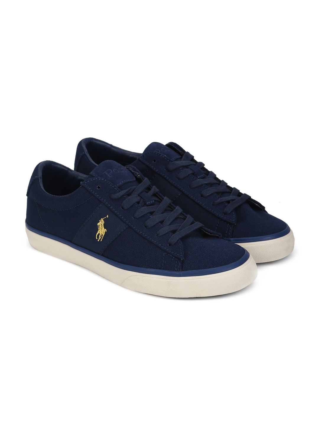 Buy Polo Ralph Lauren Men Navy Blue Sneakers Casual Shoes for Men