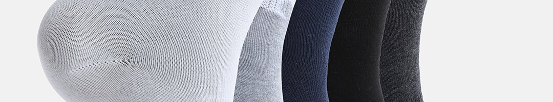 Buy Adidas Men Pack Of 5 Ankle Length Socks - Socks for Men 16881112 ...