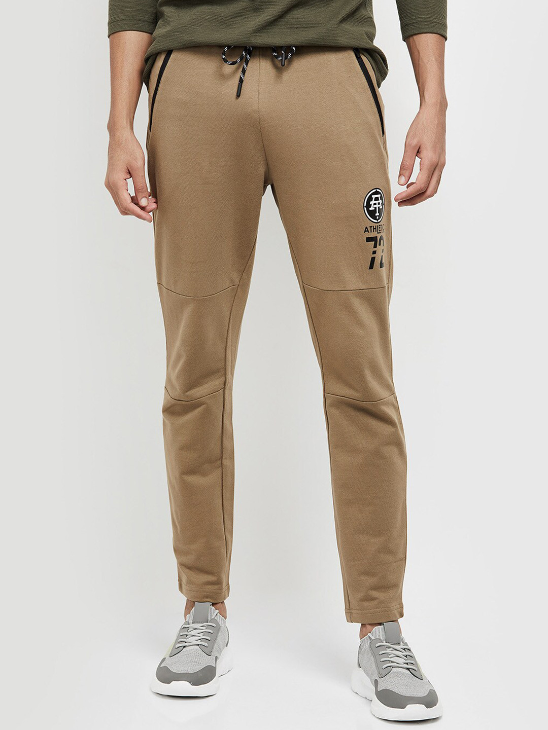 Buy Max Men Brown Solid Track Pants Track Pants for Men 16881950 Myntra