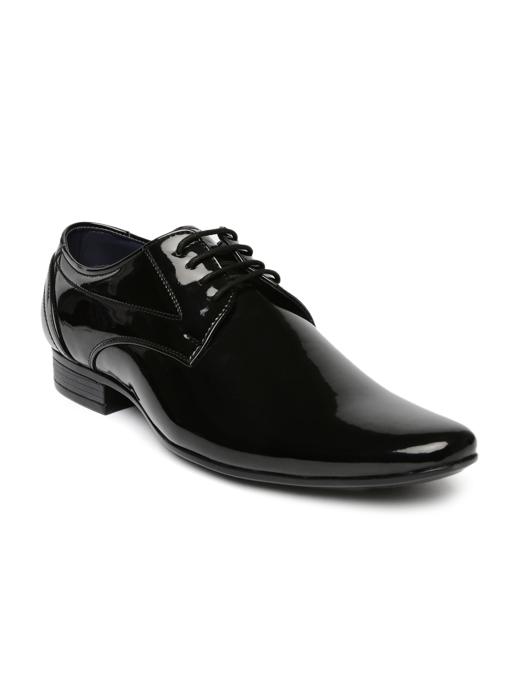 Buy Bata Men Black Peter Derby Shoes - Formal Shoes for Men 1688728 ...