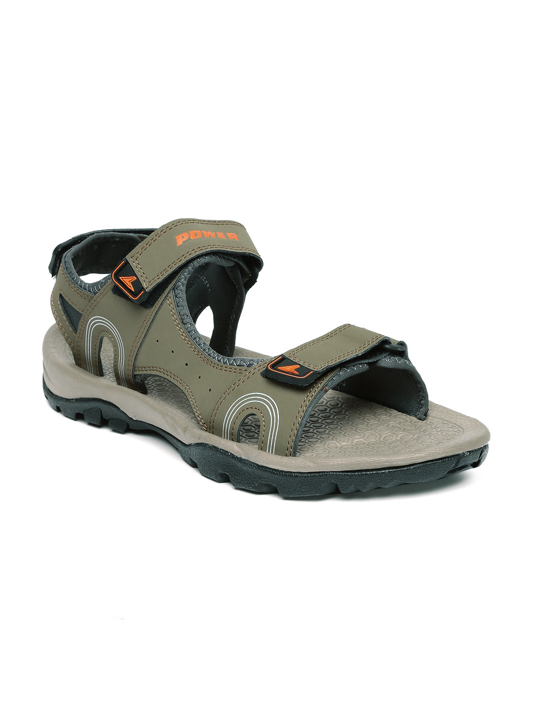 Buy Power Men Olive Green Acey Sports Sandals - Sports Sandals for Men 1688787 | Myntra