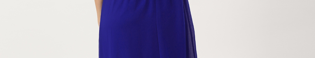 Buy DressBerry Women Blue Solid Maxi Dress - Dresses for Women 1688861 ...