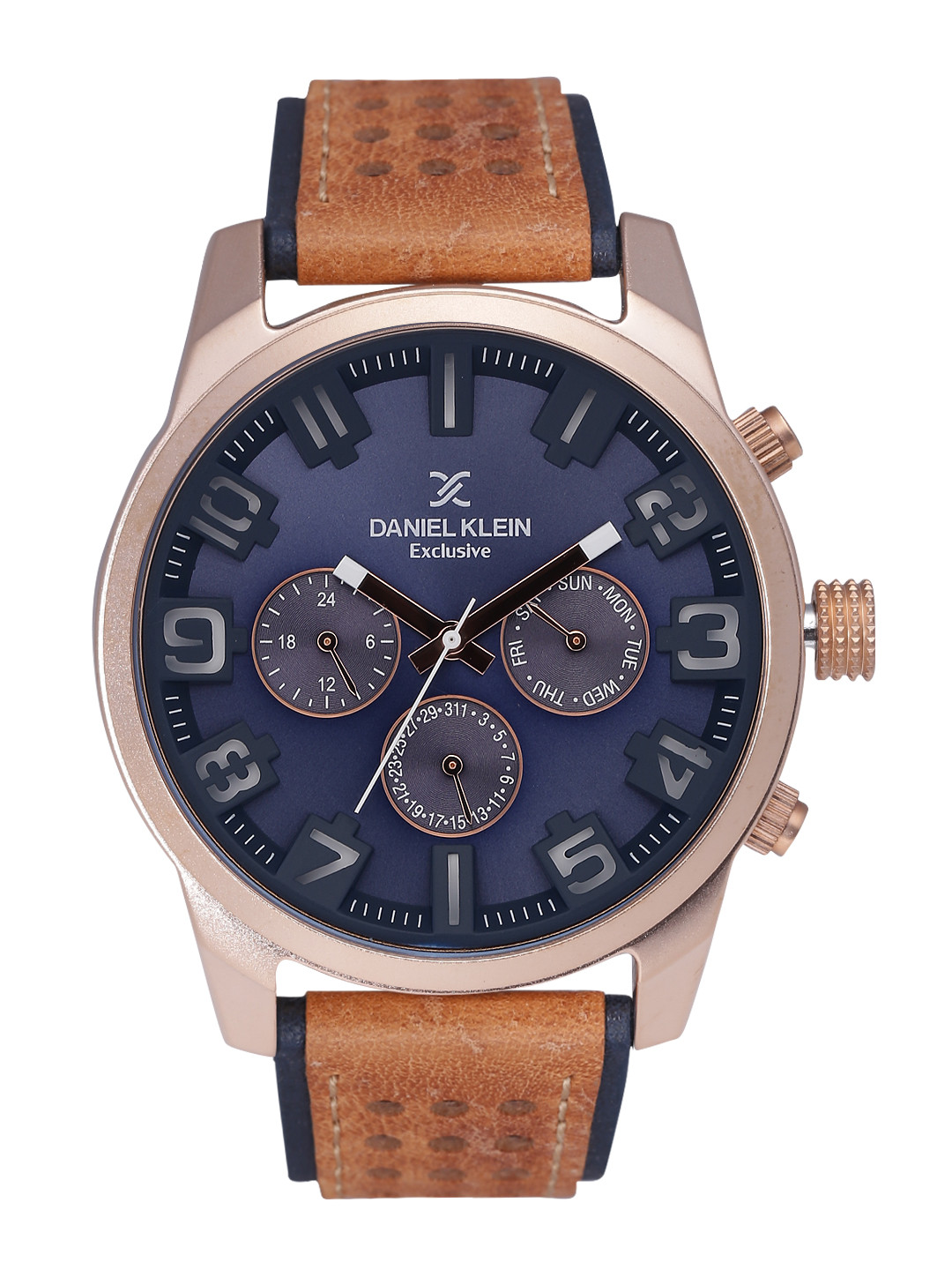 Daniel Klein Exclusive Blue Dial Multifunction Watch main image 0