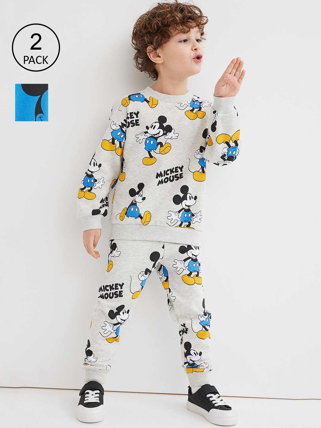 h&m mickey mouse joggers