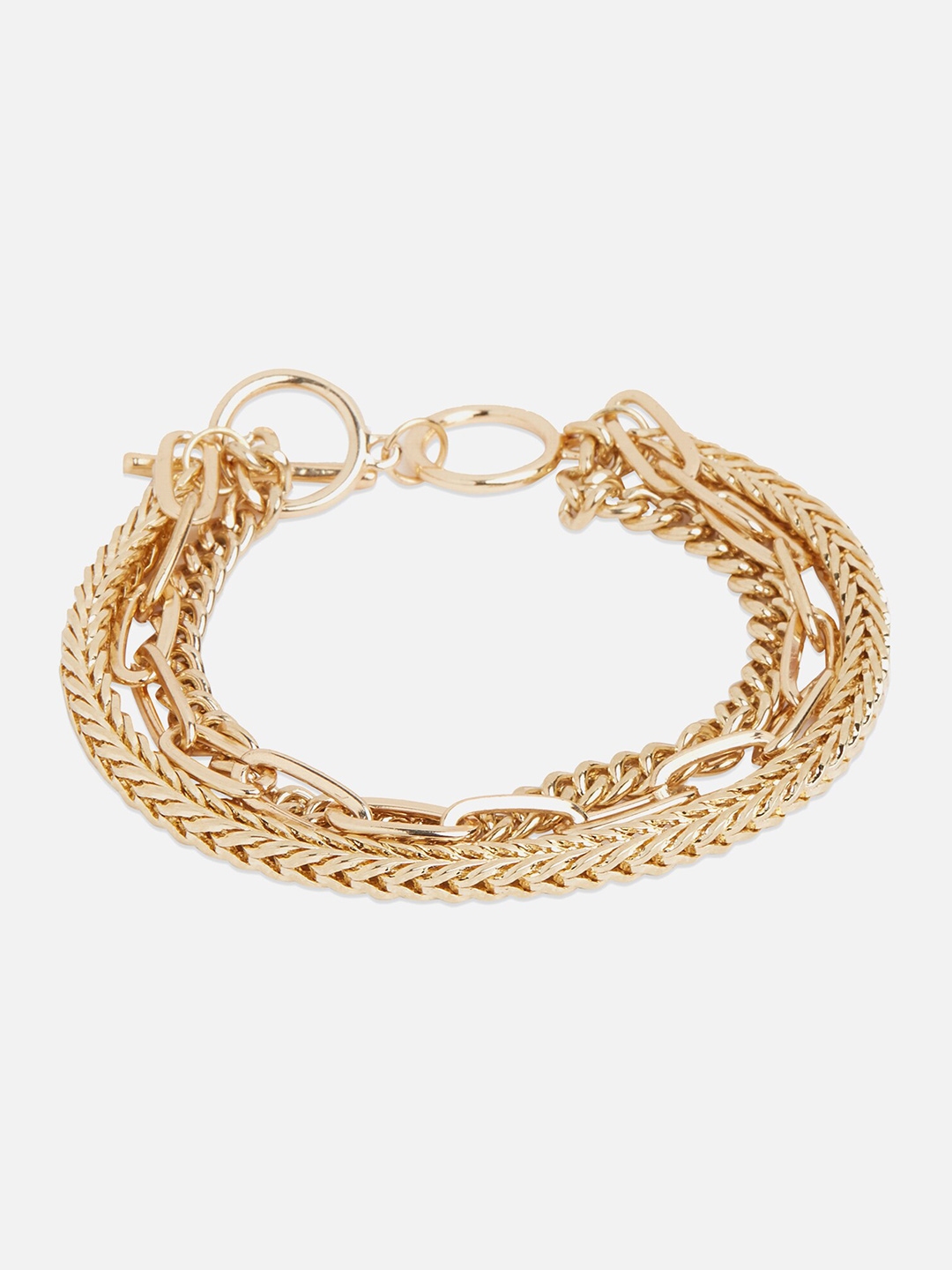 Buy 20Dresses Women Gold Toned 3 Link Bracelet - Bracelet for Women 16898378 | Myntra