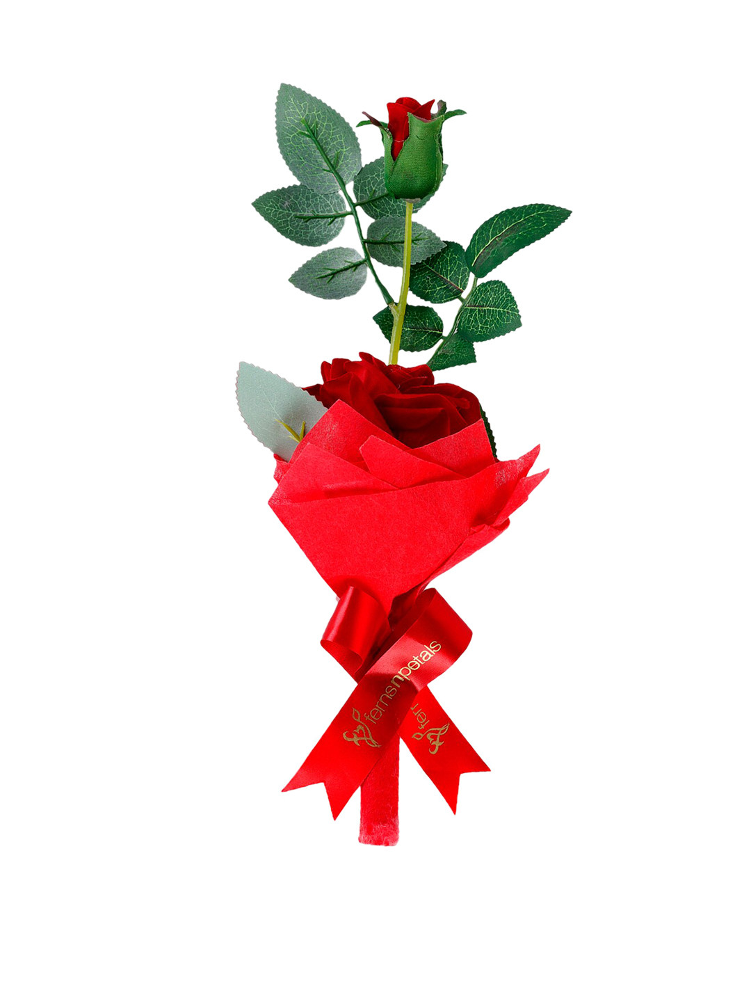 Buy Ferns N Petals Red Rose Artificial Flower Artificial Flowers And Plants for Unisex