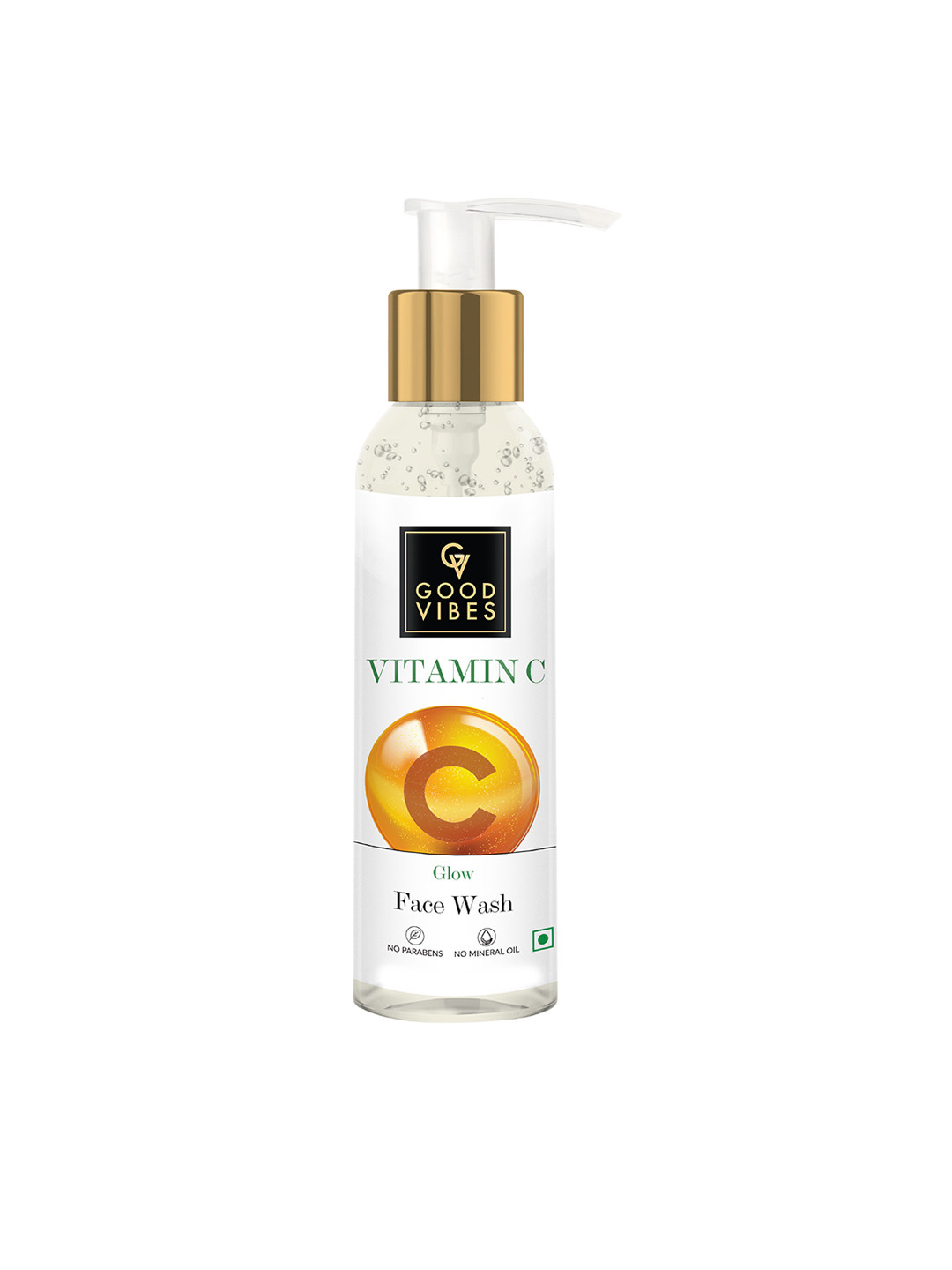 Buy Good Vibes Vitamin C Vegan Glow Face Wash 120 Ml Face Wash And Cleanser for Unisex