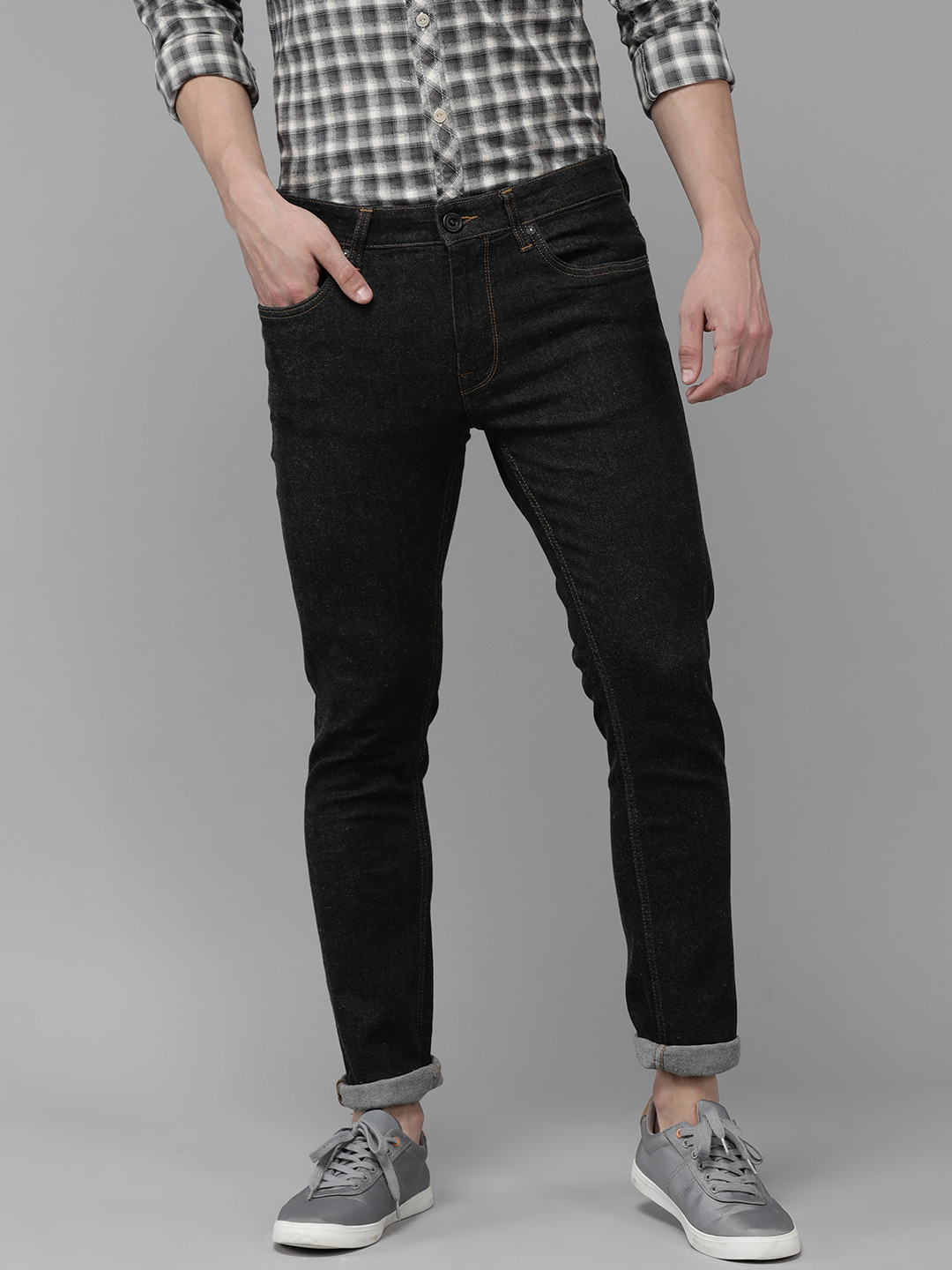 Buy Voi Jeans Men Blue Skin Tight Skinny Fit Light Fade Stretchable