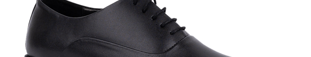 Buy LA BOTTE Men Black Solid Leather Formal Oxford Shoes - Formal Shoes ...