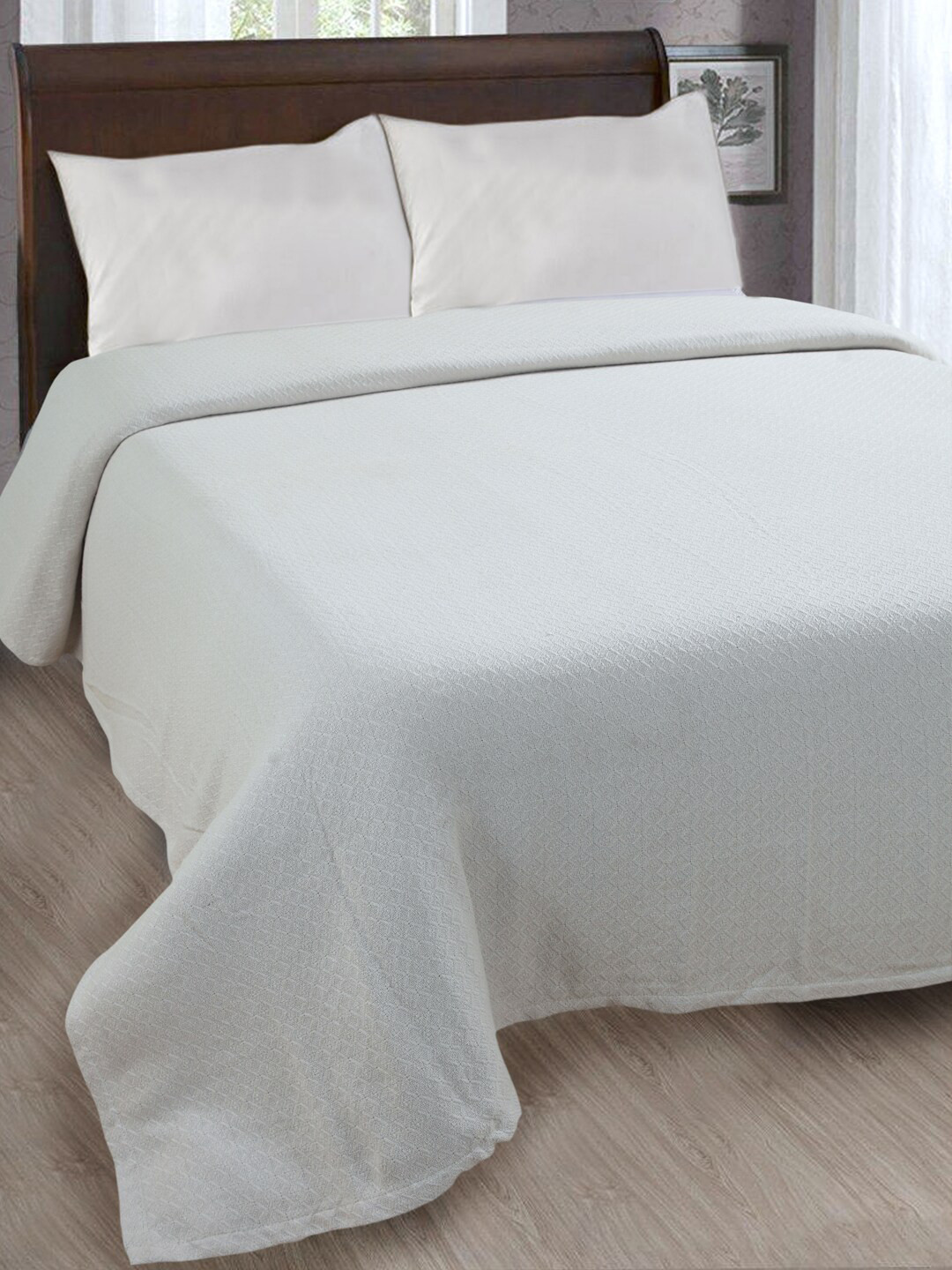 Buy AVI Living Grey AC Room 350 GSM Single Bed Cotton Blanket