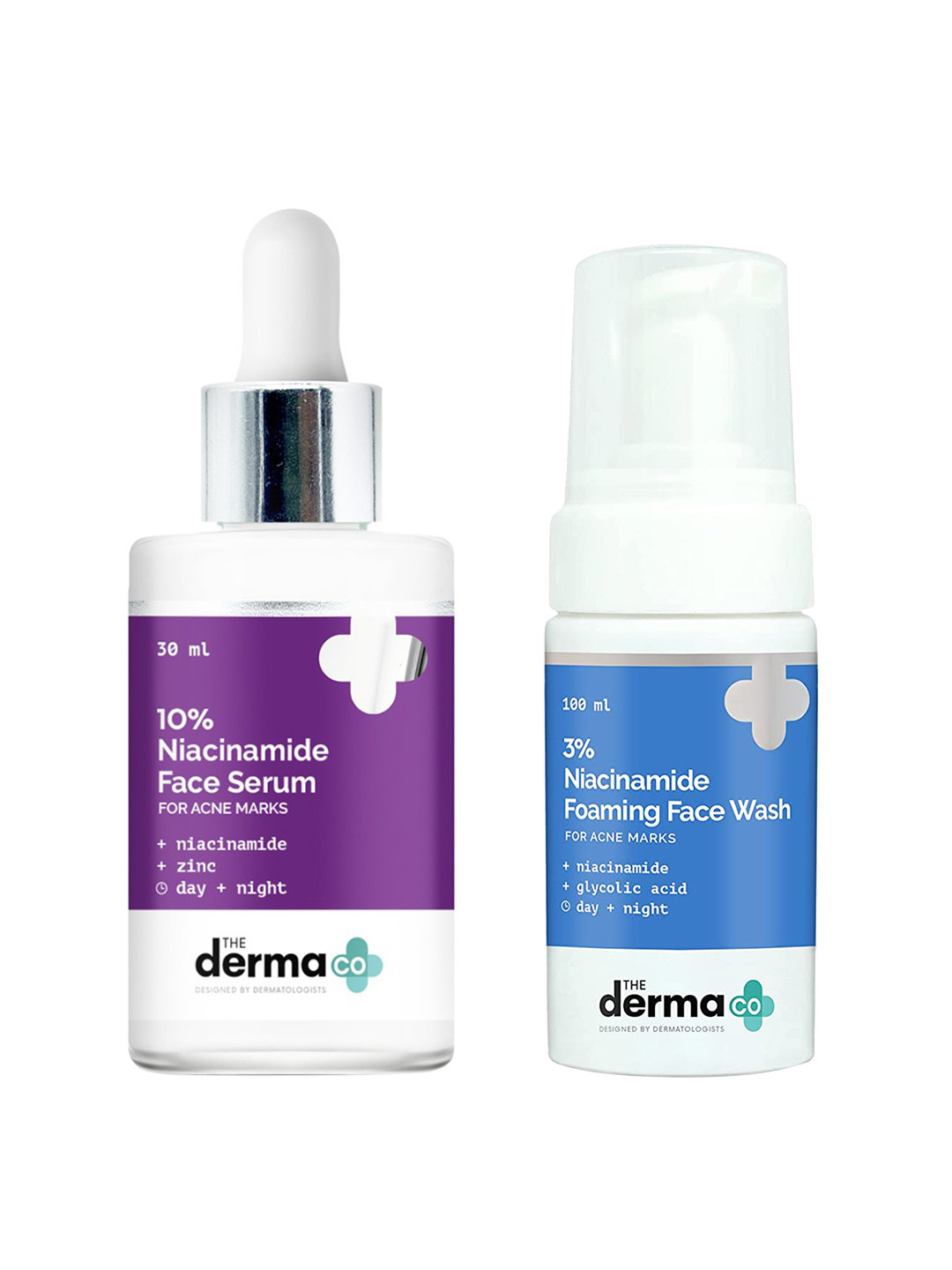 Buy The Derma Co. Set Of 10 Niacinamide Serum & 3 Niacinamide Foaming