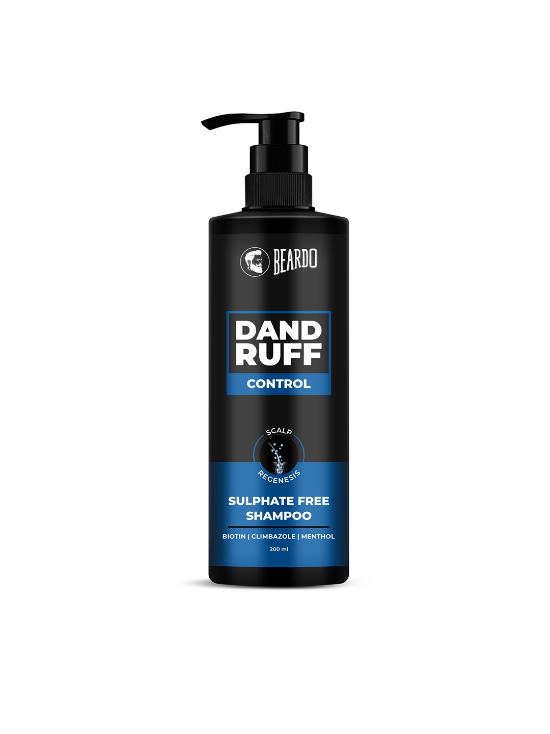 Buy BEARDO Men Dandruff Control Sulphate Free Shampoo With Biotin & Climbazole 200 Ml Shampoo