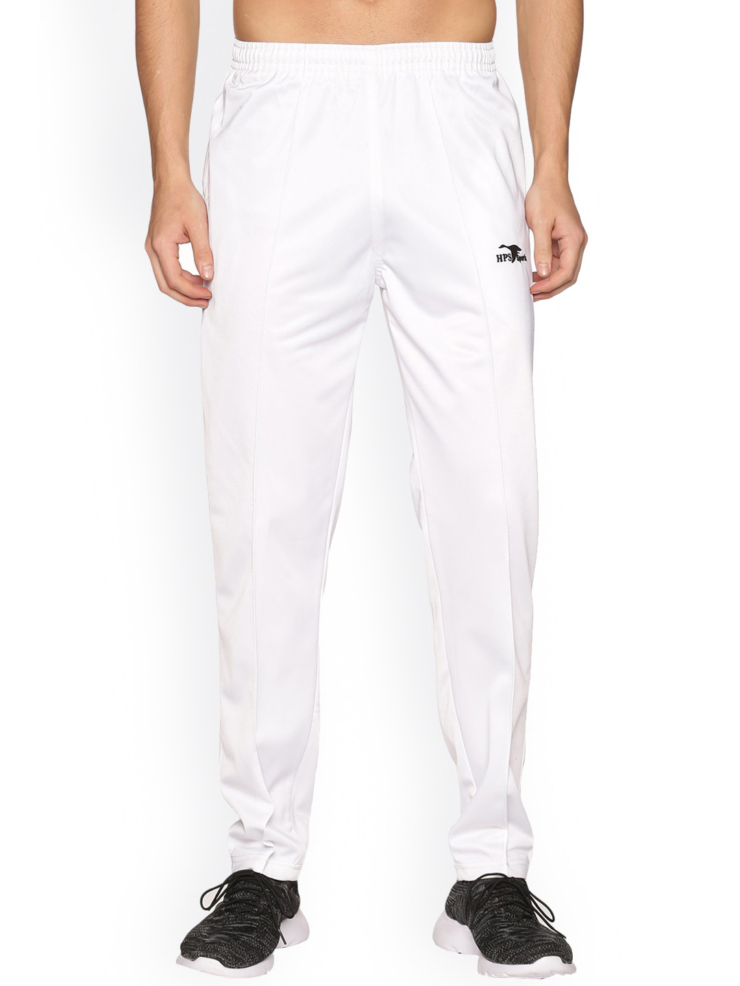 Buy HPS Sports Men White Solid Track Pants Track Pants for Men
