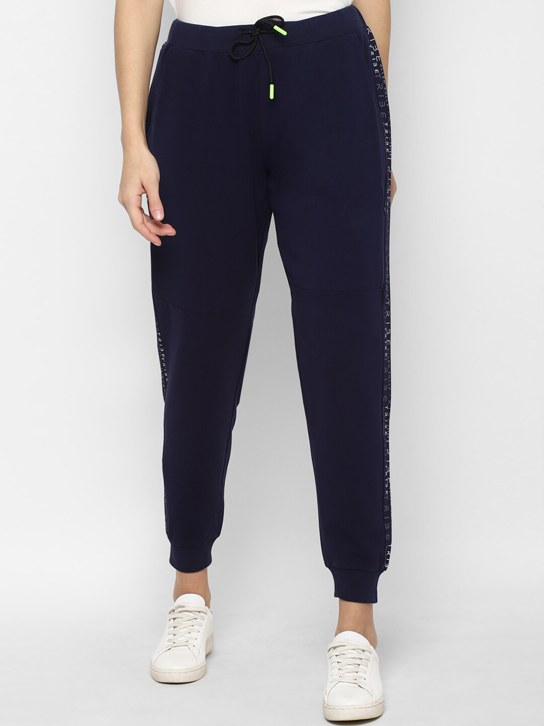 Buy Allen Solly Woman Women Navy Blue Jogger Pants Track Pants for
