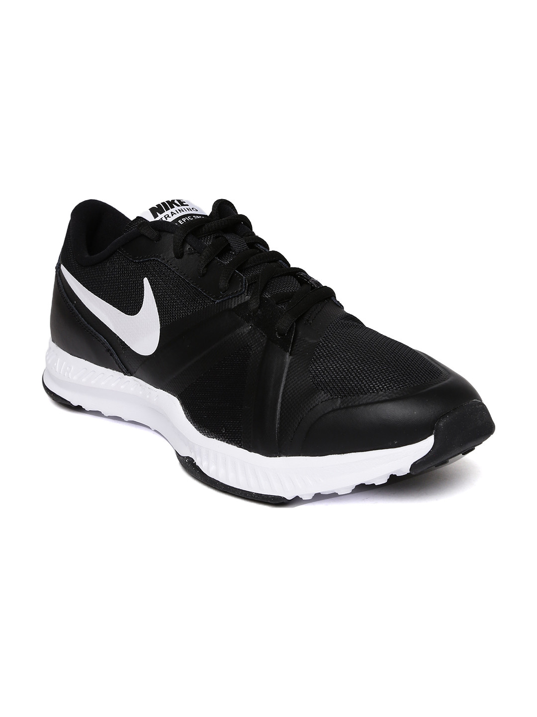 mens black nike training shoes
