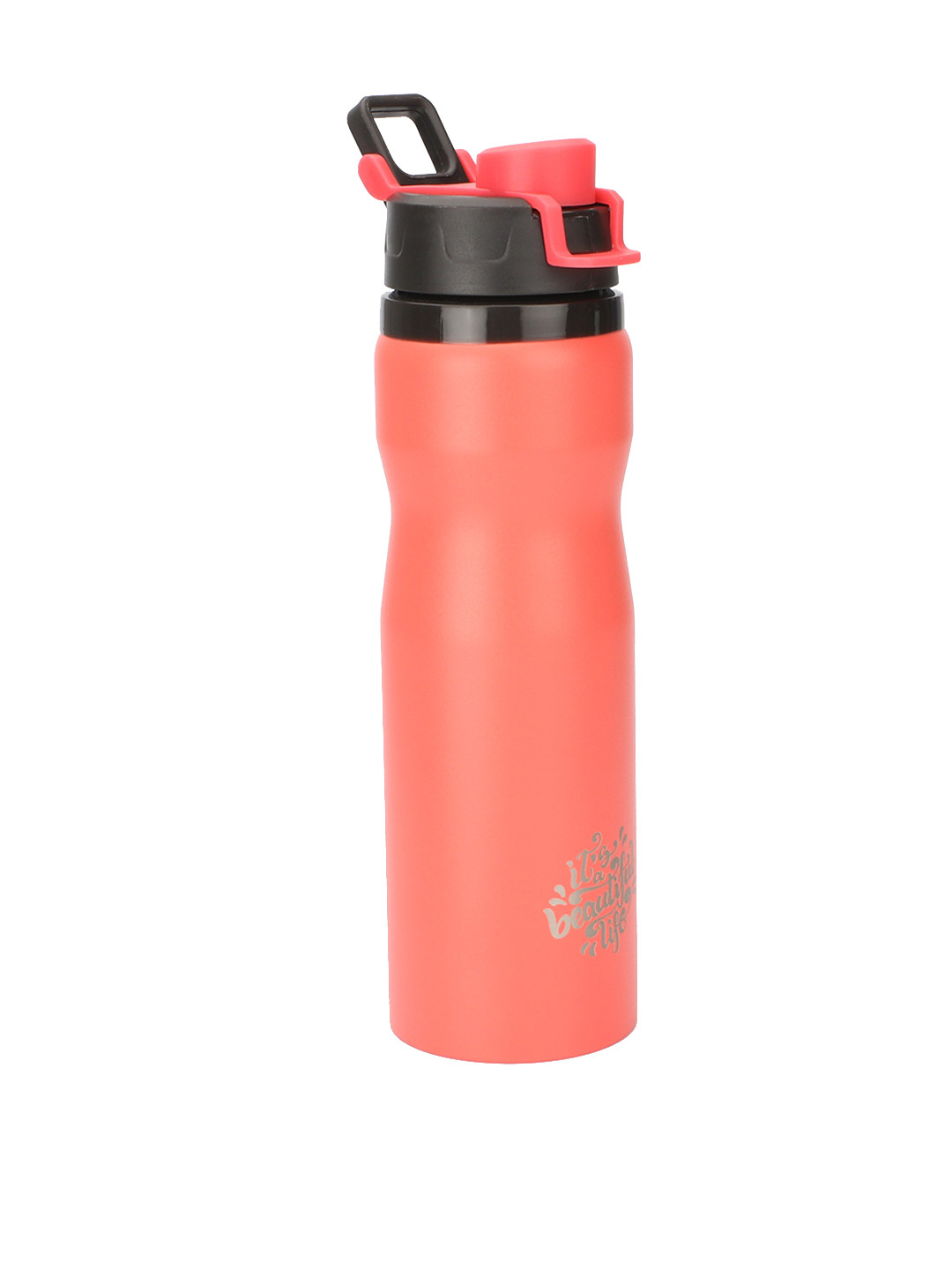 Buy YK Peach Stainless Steel Flip Top Cap Water Bottle Water Bottle