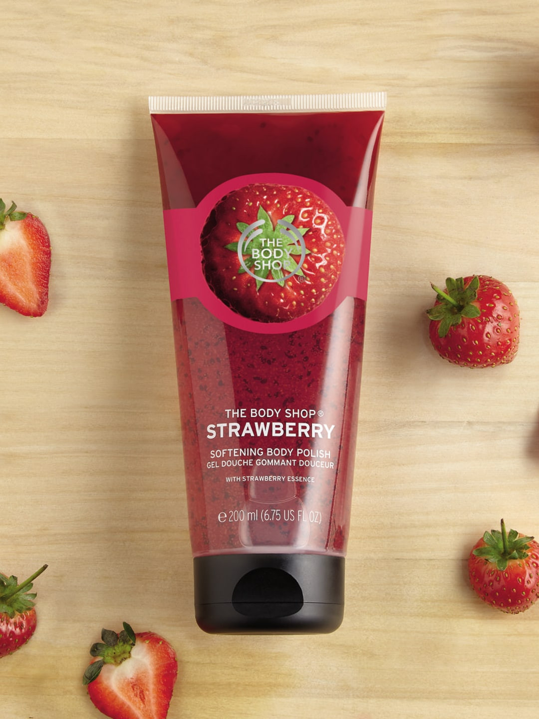 Buy THE BODY SHOP Strawberry Body Polish Sustainable Body Scrub 200ml