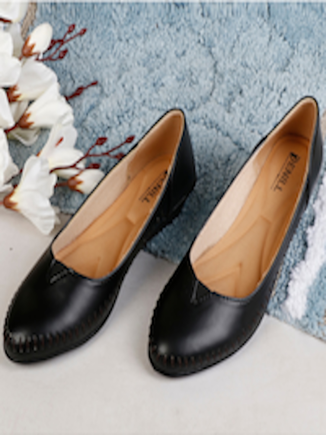 Buy Denill Black Work Wedge Pumps - Heels for Women 16955742 | Myntra