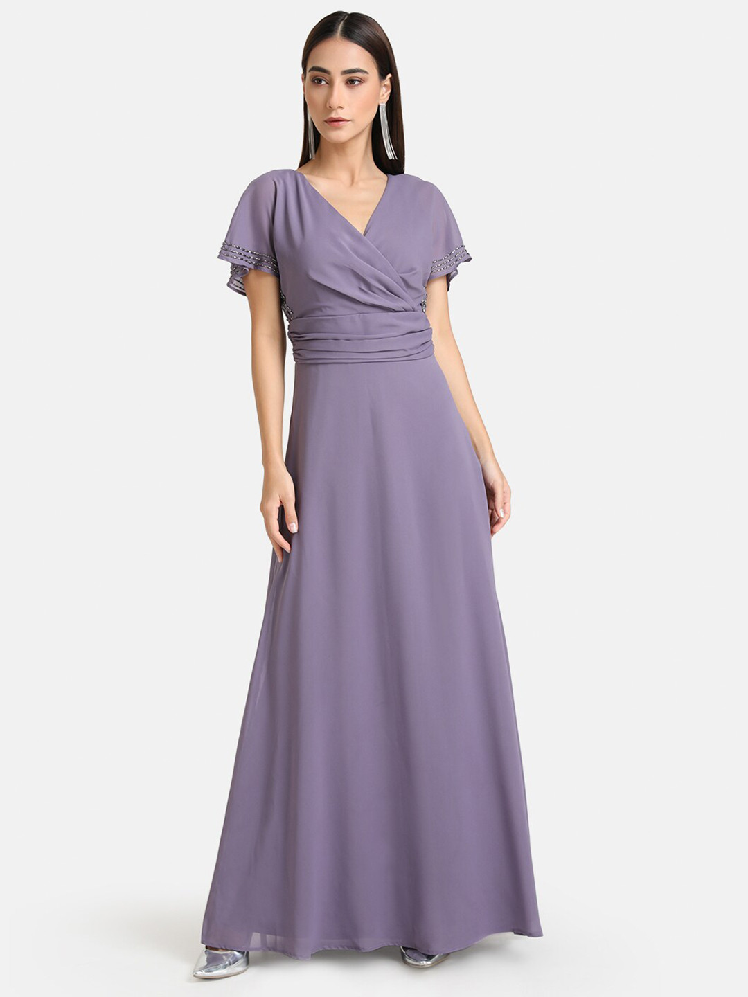 Buy Kazo Purple Maxi Dress Dresses for Women 16971472 Myntra