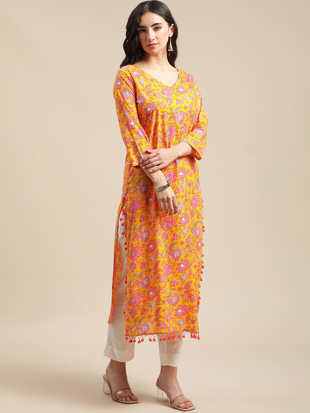 EXP - Vamika Kurta - Mustard Yellow