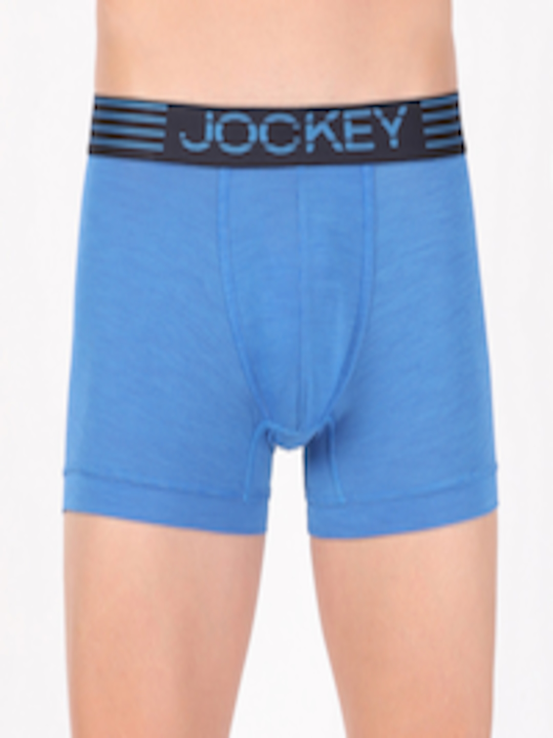 Buy Jockey Move Collection Men Move Blue Solid Micro Touch Elastane ...
