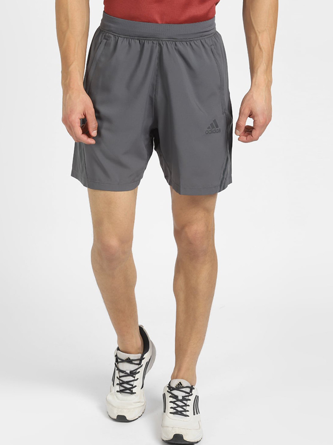 Buy ADIDAS Men Grey Training Or Gym Sports Shorts Shorts for Men